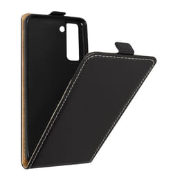 Étui Samsung Galaxy S21 FE Clapet Vertical Porte cartes - Noir