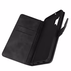 Housse Samsung Galaxy A32 5G - FORCELL - Tender Book - Effet Daim - Portefeuille - Support Vidéo - Noir