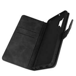 Housse Samsung Galaxy A32 5G - FORCELL - Tender Book - Effet Daim - Portefeuille - Support Vidéo - Noir
