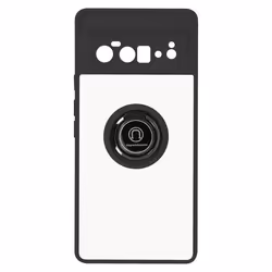 Coque de protection - AVIZAR - Google Pixel 6 Pro - Bi-matière - Bague Métallique - Noir