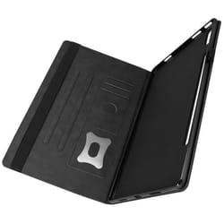 Housse - AVIZAR - Lenovo Tab P12 Pro - Similicuir Noir - Support Vidéo - Porte-Cartes
