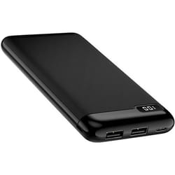 Batterie externe - SETTY - 10000mAh - 2 Ports USB - Écran LCD - Charge rapide