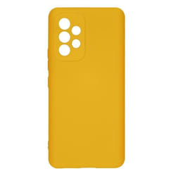 Coque de protection - Samsung - Galaxy A53 5G - Silicone semi-rigide - Finition Soft-touch - Jaune