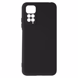 Coque de protection - AVIZAR - Xiaomi Redmi Note 11/11s - Silicone semi-rigide - Finition douce - Noir