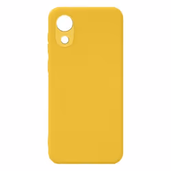 Coque de protection - Samsung - Galaxy A03 Core - Silicone semi-rigide - Finition Soft-touch - Jaune