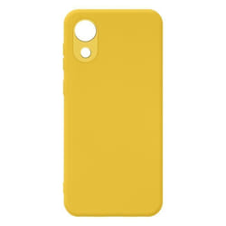 Coque de protection - Samsung - Galaxy A03 Core - Silicone semi-rigide - Finition Soft-touch - Jaune