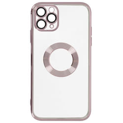 Coque de téléphone - AVIZAR - iPhone 11 Pro Max - Silicone Gel - Protection Chocs - Rose Gold Chromé