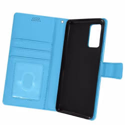 Housse Portefeuille Support Vidéo Bleu pour Realme GT Neo 2 et GT 2 AVIZAR