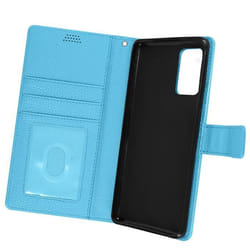 Housse Portefeuille Support Vidéo Bleu pour Realme GT Neo 2 et GT 2 AVIZAR