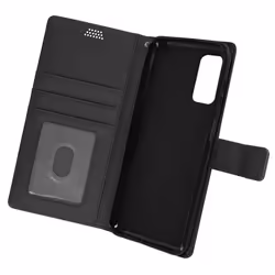 Housse Samsung Galaxy A13 - AVIZAR - Clapet Portefeuille Stand Vidéo - Noir