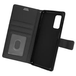 Housse Samsung Galaxy A13 - AVIZAR - Clapet Portefeuille Stand Vidéo - Noir