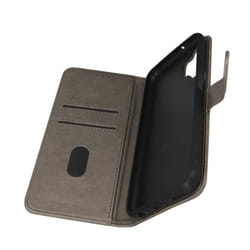 Housse Samsung Galaxy A13 - AVIZAR - Clapet Portefeuille - Fonction Support vidéo - Gris