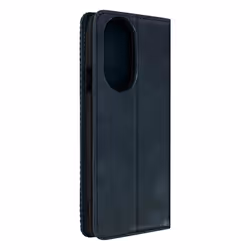 Étui Motorola Edge 30 Pro AVIZAR - Clapet Portefeuille Fonction Support Vidéo - Bleu Nuit