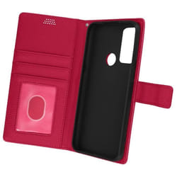 Housse TCL 20R 5G - AVIZAR - Portefeuille Stand Vidéo - Rose