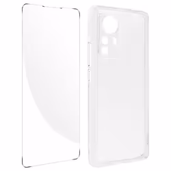 Coque Xiaomi 12 Pro - AVIZAR - Pack intégral 360° - Silicone souple - Film verre trempé 9H
