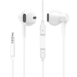 Avizar Écouteurs Jack 3.5mm - Blanc