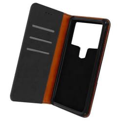 Étui Universel AVIZAR - Chesterfield - Noir - Pour Smartphone 6 à 67 pouces avec Porte cartes et Support Vidéo
