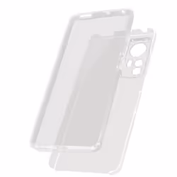 Coque de protection - Xiaomi - 12 Pro - Arrière rigide - Avant souple - Transparent