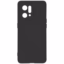 Coque de protection - AVIZAR - Oppo Find X5 - Silicone semi-rigide - Finition Soft-touch - Noir