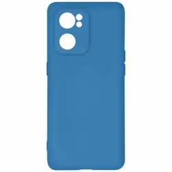 Coque de protection - Oppo - Find X5 Lite - Silicone semi-rigide - Finition Soft-touch - Bleu