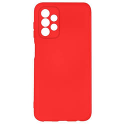 Coque - Samsung - Galaxy A13 4G - Semi-rigide - Soft-touch - Rouge