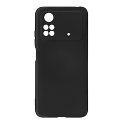 Coque de protection - AVIZAR - Xiaomi Poco M4 Pro 4G - Semi-rigide - Noir - Finition douce