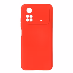 Coque de protection - Xiaomi - Poco M4 Pro 4G - Semi-rigide - Rouge - Soft-touch