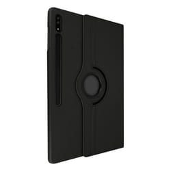 Housse Samsung Galaxy Tab S8 Ultra - Noir - Rabat - Support Rotatif 360°
