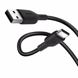 Câble USB vers USB-C - BELKIN - 2m - Ultra-résistant - Charge et Synchronisation - Noir