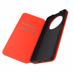 Housse Honor Magic 4 Lite - AVIZAR - Clapet Portefeuille Support Vidéo - Rouge - Rigide - Mat
