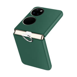 Coque Huawei P50 Pocket - Rigide - Vert - Antichocs - Anneau de maintien - Personnalisable