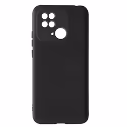 Coque - AVIZAR - Xiaomi Redmi 10C - Semi-rigide - Soft-touch - Fine noir