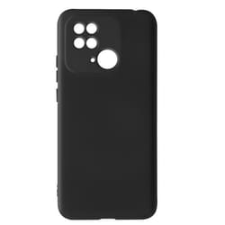 Coque - AVIZAR - Xiaomi Redmi 10C - Semi-rigide - Soft-touch - Fine noir