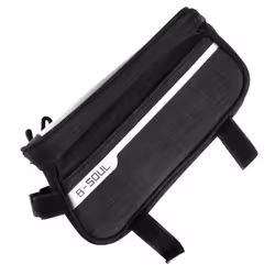 Sacoche Vélo Téléphone Étanche AVIZAR - Noir - Pochette Tactile - Rangement Latéral - Ouverture Casque