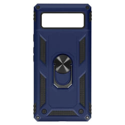 Coque - Google - Pixel 6A - Antichoc - Bague de maintien - Support vidéo bleu