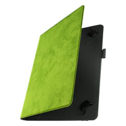 Étui Tablette 10 pouces - Universel - Simili cuir - Design marbre - Support vidéo - Vert