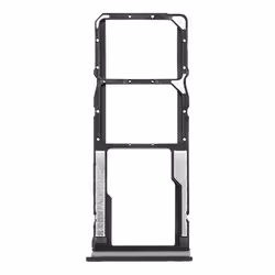 Tiroir Carte SIM - Xiaomi - Redmi 10C - Dual Nano SIM - Micro-SD - Noir