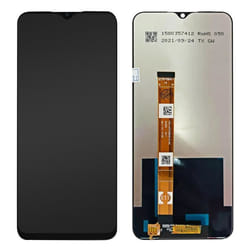 Bloc Complet - Oppo - A16 et A16s - Écran LCD Vitre Tactile - Noir