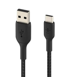 Câble USB vers USB-C - Belkin - 18W - Nylon Tressé - 2m - Charge et Synchro