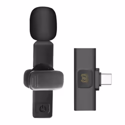 Micro Sans Fil - PULUZ - USB-C - Bluetooth - Omnidirectionnel - Réduction de bruit