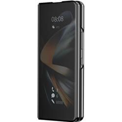 Étui Clear View AVIZAR Samsung Galaxy Z Fold 4 - Noir - Rabat Miroir Support Vidéo