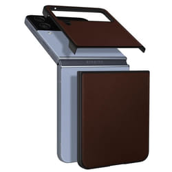Coque - AVIZAR - Samsung Galaxy Z Flip 4 - Cuir Résistant - Contour Rigide - Élégant