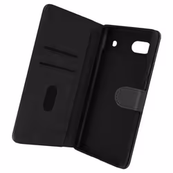Housse Google Pixel 6A - AVIZAR - Clapet Portefeuille - Fonction Support Vidéo - Noir