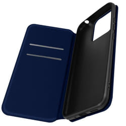 Housse Xiaomi Redmi 10A - AVIZAR - Clapet Portefeuille - Protection intégrale - Support Vidéo - Bleu nuit