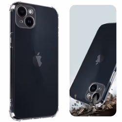 Coque iPhone 14 Plus - AVIZAR - Silicone Gel Souple - Coins Renforcés - Antichocs Transparent