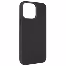 Coque de protection AVIZAR pour Apple iPhone 14 en silicone souple finition mate anti-traces noir