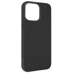 Coque de protection AVIZAR pour Apple iPhone 14 en silicone souple finition mate anti-traces noir