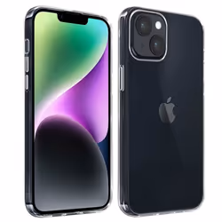 Coque pour iPhone 14 - AVIZAR - Silicone Gel Souple - Ultra-fine 0.3mm - Transparent - Mixte