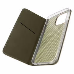 Étui iPhone 14 Pro Max Clapet Magnétique Porte-carte Fonction Support doré