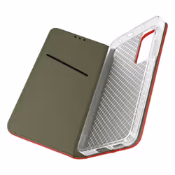 Étui Xiaomi 12 Lite - AVIZAR - Clapet Magnétique Porte-carte - Rouge - Fonction Support